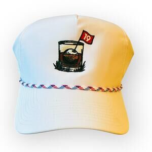 Imperial The Watering Hole Performance Rope Hat 19th Hole White